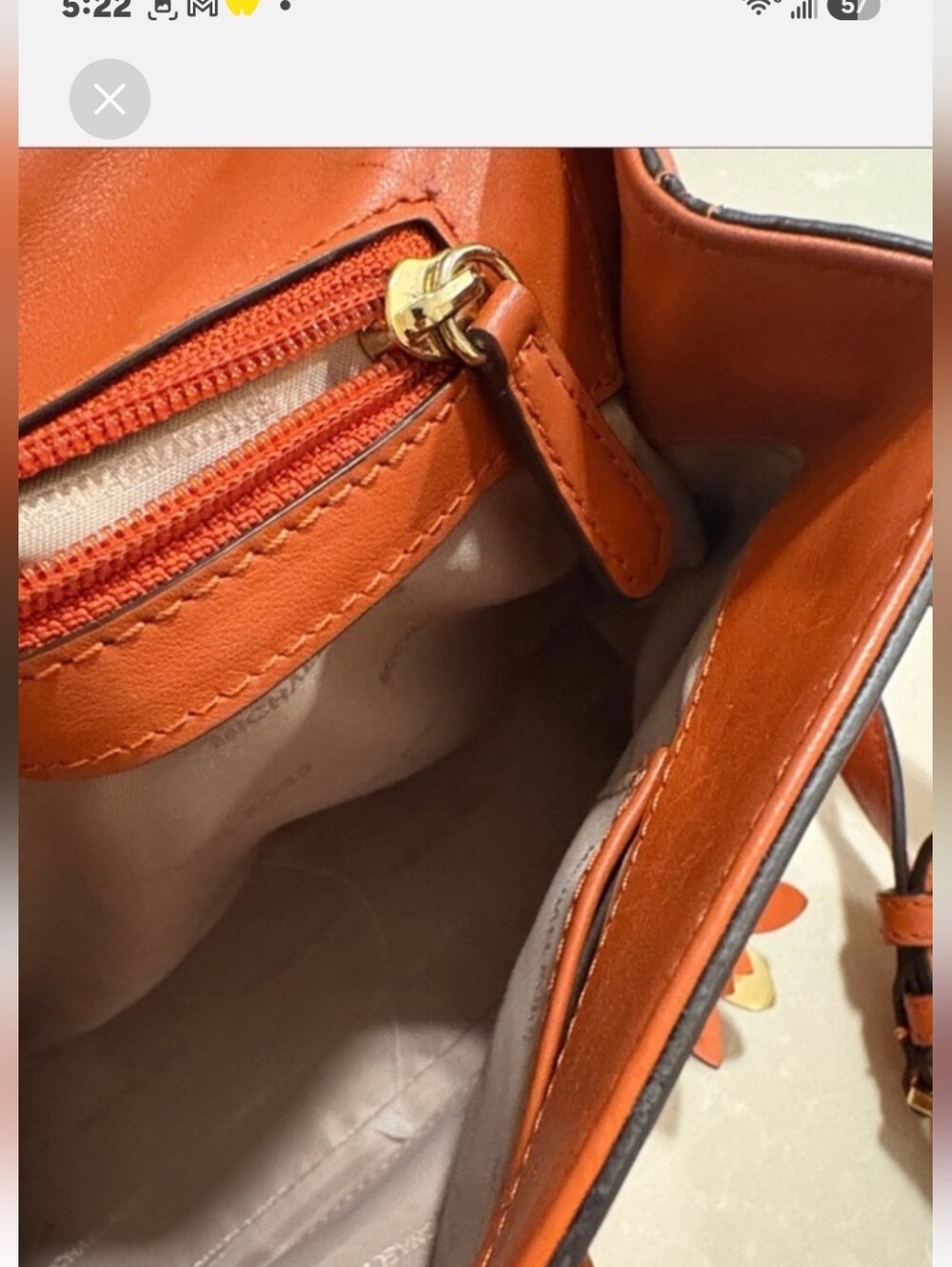 Michael Michael Kors Flowers Ava Top Handle Satchel - Picture 12 of 13